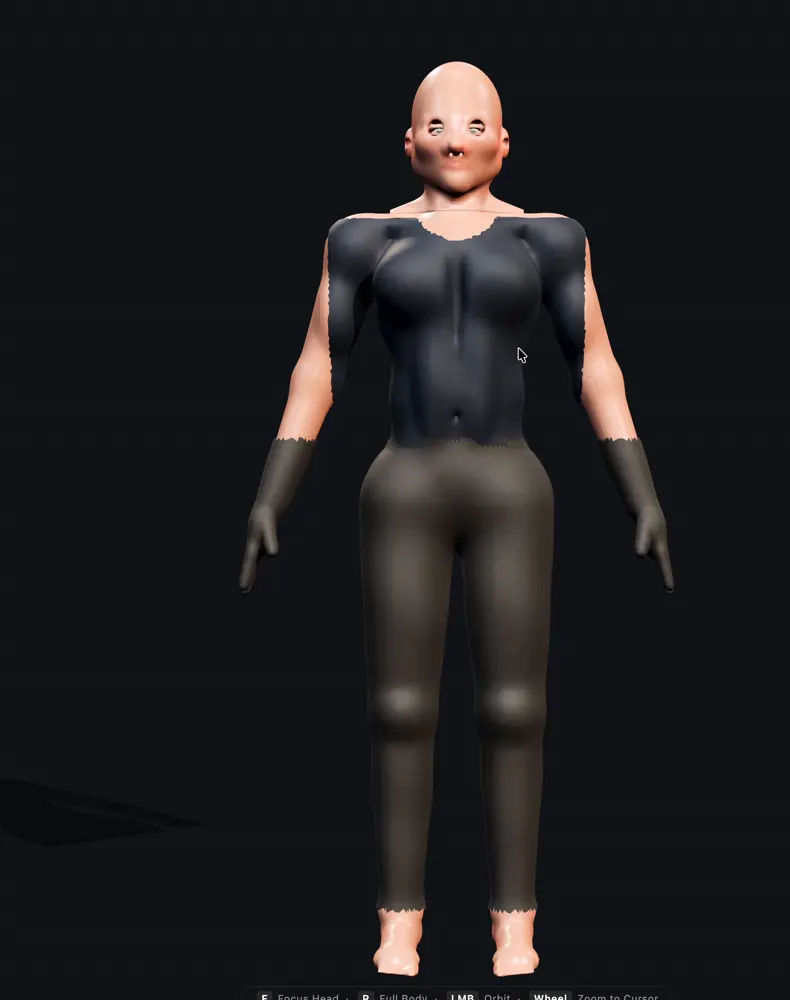 3D human figure, Argon medium and high vs Opus: Gemini 4 Argon vs Claude Opus 5.5