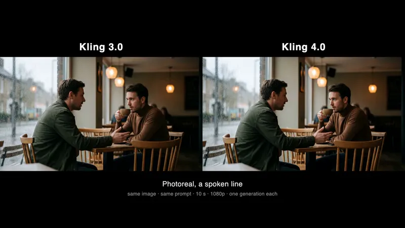 Eight image-to-video tests: Kling 4.0 vs Kling 3.0