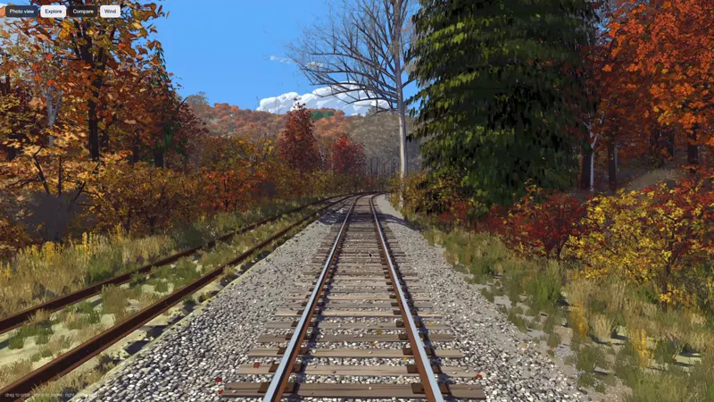 Cel-shaded 3D scenery from a photo, a month apart: Claude Opus 5.5 (Sep 22 vs Oct 21)