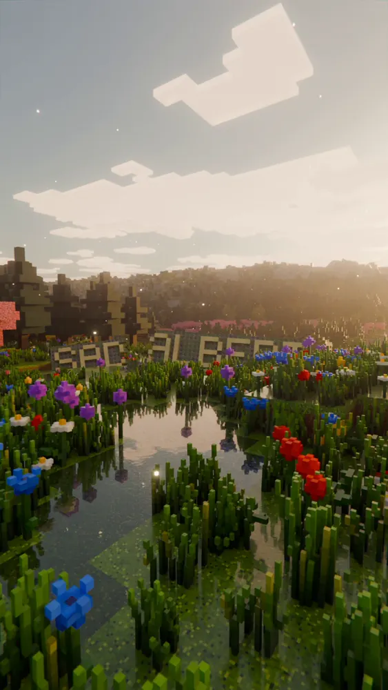 Ultra-realistic voxel valley on a sunny afternoon: Claude Opus 5.5 vs Gemini 4 Argon