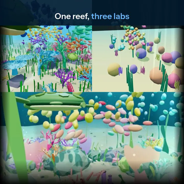 One reef prompt in three labs’ agents: DeepSeek V4.1 Flash 1017 vs GPT-6 Astra vs Claude Fable 5.1