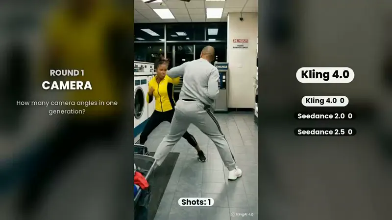 Laundromat fight, three video models: Seedance 2.0 vs Seedance 2.5 vs Kling 4.0