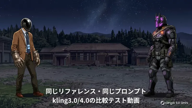 Anime scene, Kling 3.0 vs Kling 4.0: Kling 3.0 vs Kling 4.0