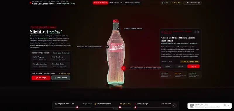 Coca-Cola product page, Gemini 4 Argon vs Kibitz: Gemini 4 Argon vs Kibitz