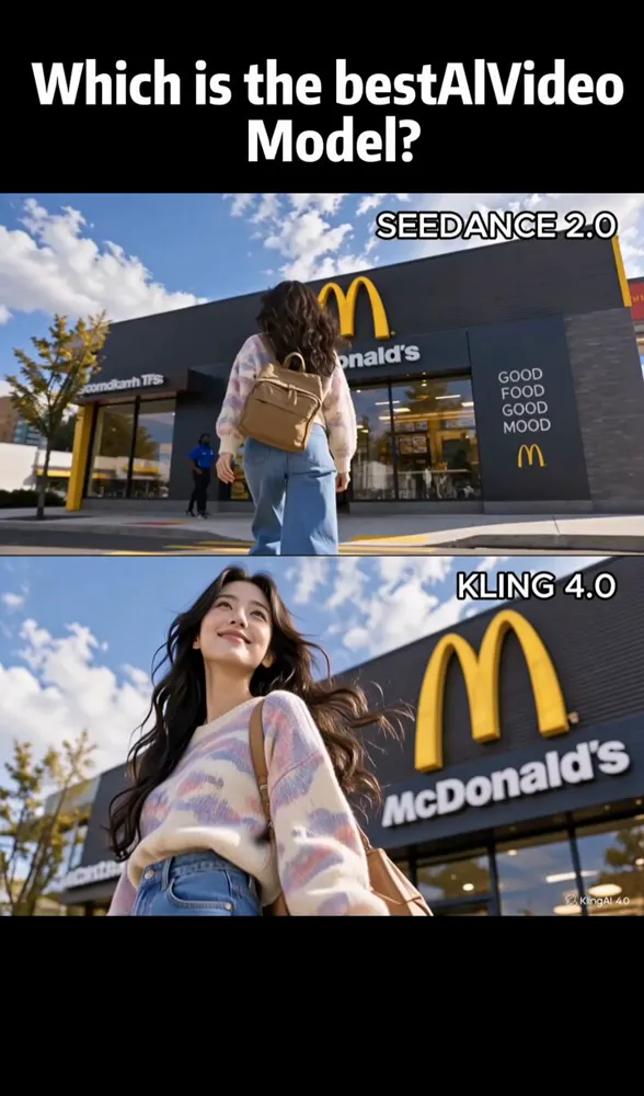 Everyday lunch sequence with fries: Seedance 2.0 vs Kling 4.0