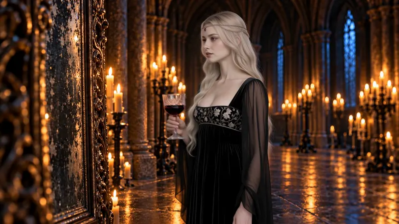 Candlelit gothic hall with a wine glass: Kling 4.0 vs Seedance 2.0
