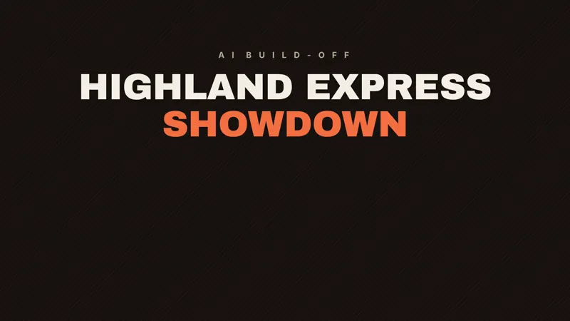 Highland express steam train animation: DeepSeek V4.1 Flash 1017 vs MiniMax M3.1 Flash