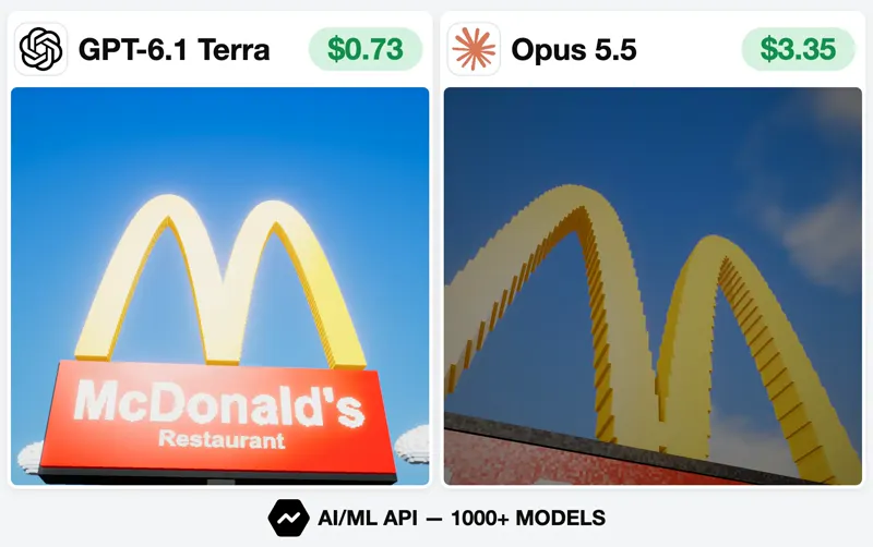 3D McDonald's, GPT-6.1 Terra vs Claude Opus 5.5: GPT-6.1 Terra vs Claude Opus 5.5
