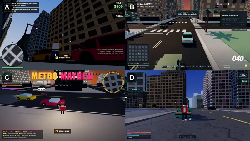 Browser GTA, DeepSeek vs Grok 4.7 vs Opus vs Sol: DeepSeek V4.1 Flash 1017 vs Grok 4.7 vs Claude Opus 5.5 vs GPT-6.1 Sol