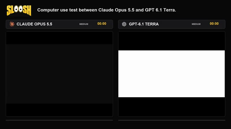 Recreate a logo with computer use, Opus vs Terra: Claude Opus 5.5 vs GPT-6.1 Terra